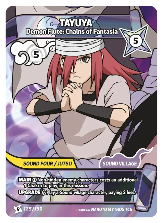 Tayuya — Demon Flute: Chains of Fantasia — Naruto Mythos card KS-125