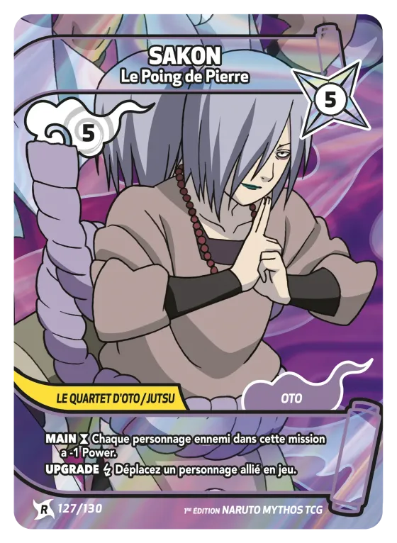 Sakon — Fists Barrage — Naruto Mythos card KS-127