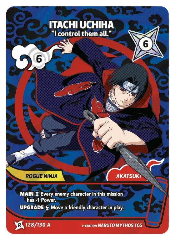 Itachi Uchiha — "I control them all." — Naruto Mythos card KS-128-A