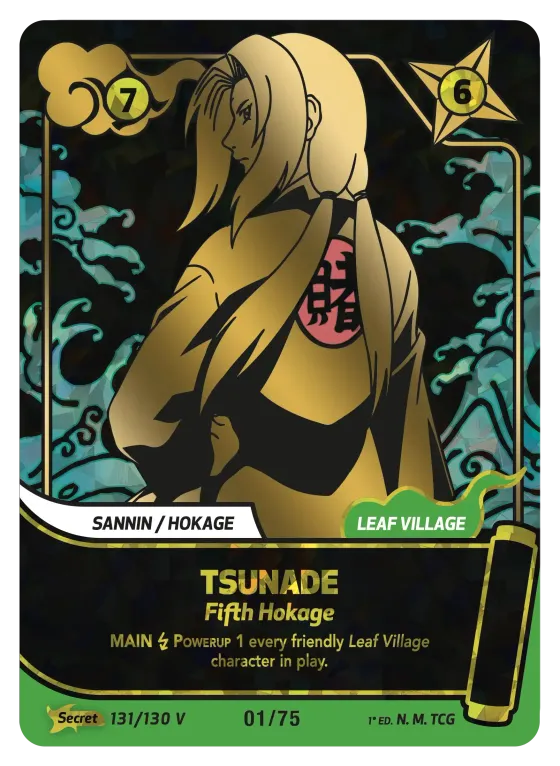 Tsunade — Fifth Hokage — Naruto Mythos card KS-131-SV