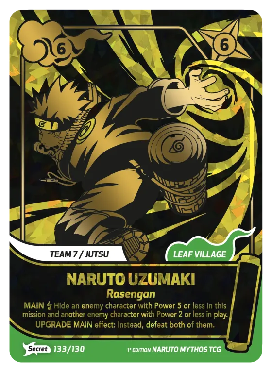 Naruto Uzumaki — Rasengan — Naruto Mythos card KS-133