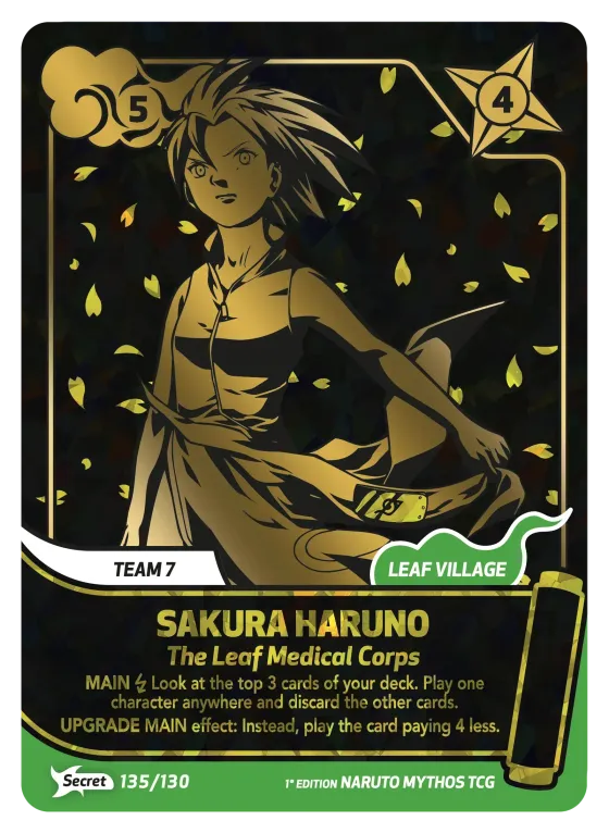 Sakura Haruno — The Leaf Medical Corps — Naruto Mythos card KS-135