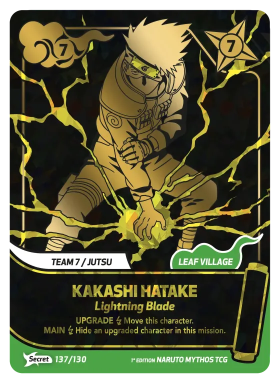 Kakashi Hatake — Lightning Blade — Naruto Mythos card KS-137