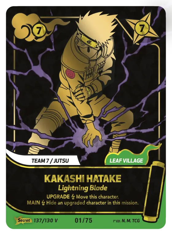 Kakashi Hatake — Lightning Blade — Naruto Mythos card KS-137-SV