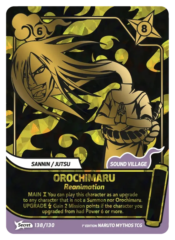 Orochimaru — Reanimation — Naruto Mythos card KS-138