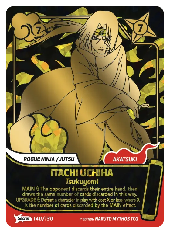 Itachi Uchiha — Tsukuyomi — Naruto Mythos card KS-140