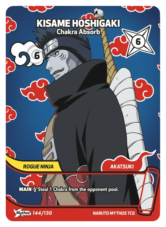 Kisame Hoshigaki — Chakra Absorb — Naruto Mythos card KS-144