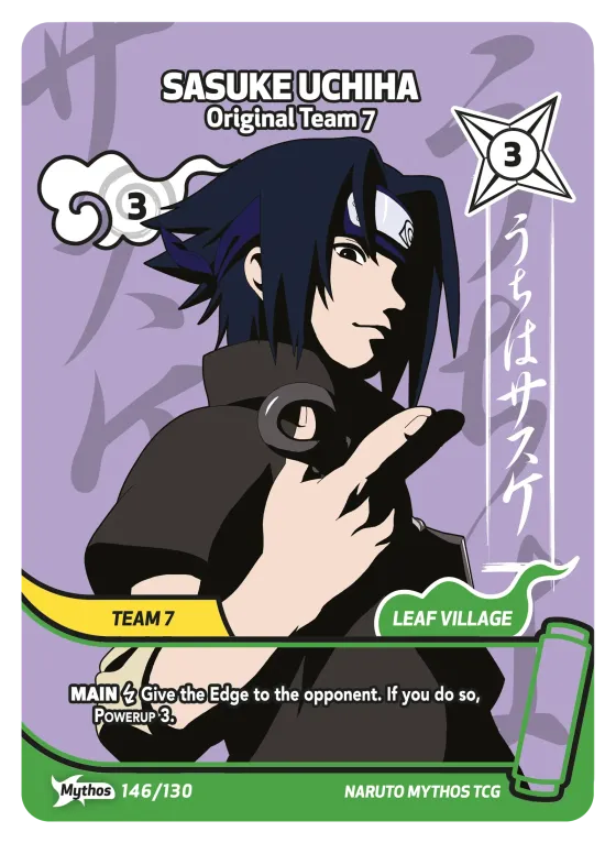 Sasuke Uchiha — Original Team 7 — Naruto Mythos card KS-146