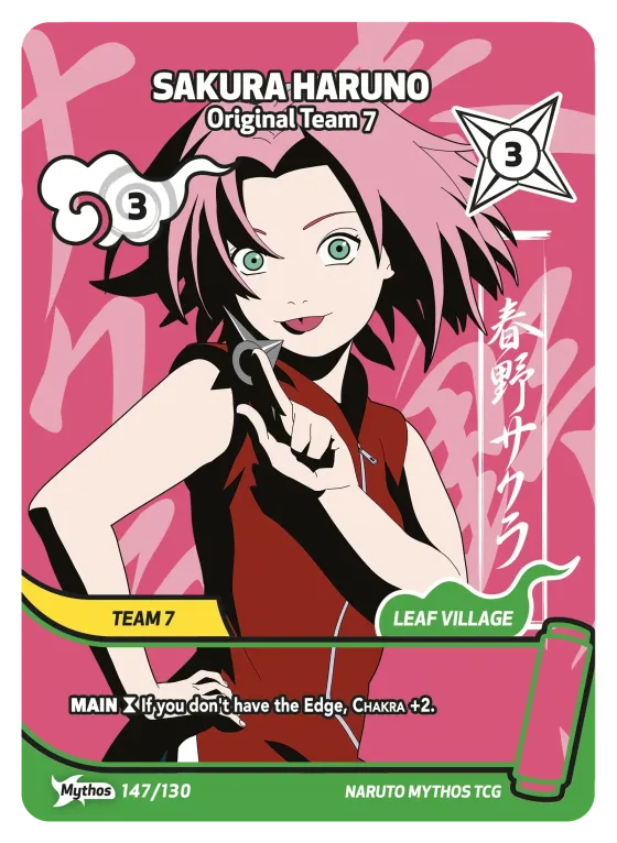 Sakura Haruno — Original Team 7 — Naruto Mythos card KS-147