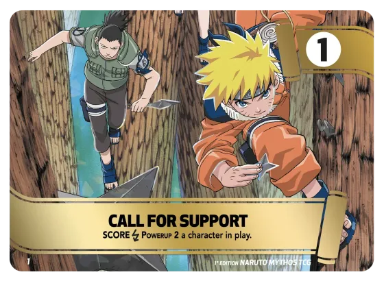 Call for Support — Naruto Mythos card KS-M01