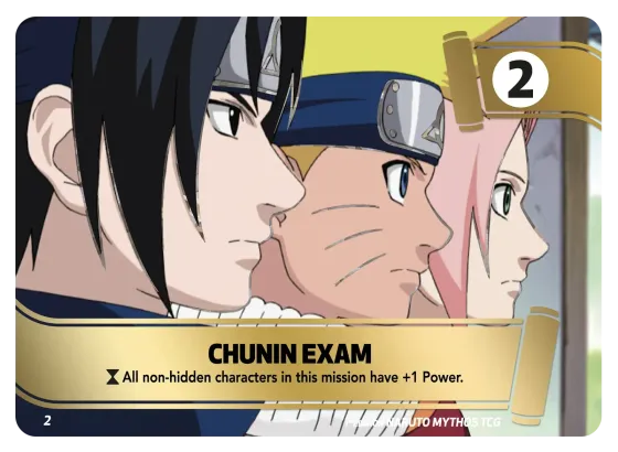 Chunin Exam — Naruto Mythos card KS-M02