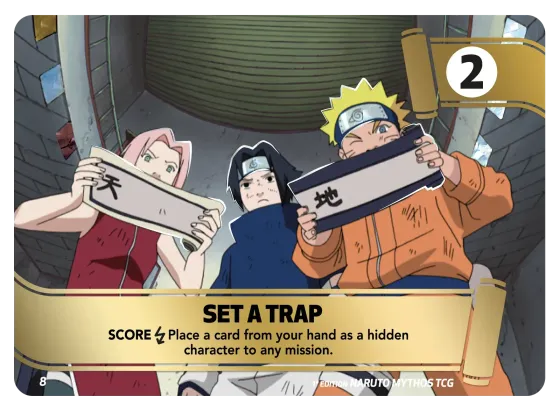Set a Trap — Naruto Mythos card KS-M08