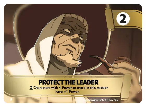 Protect the Leader — Naruto Mythos card KS-M09
