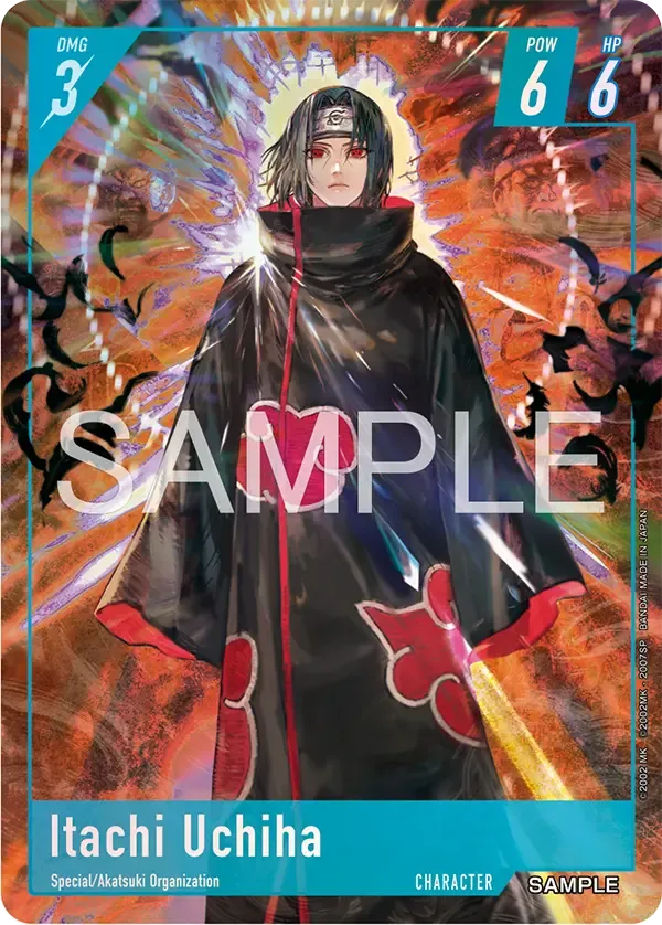 NARUTO CARD GAME card 6 shown on Bandai's official site
