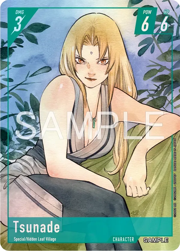 NARUTO CARD GAME card 10 shown on Bandai's official site